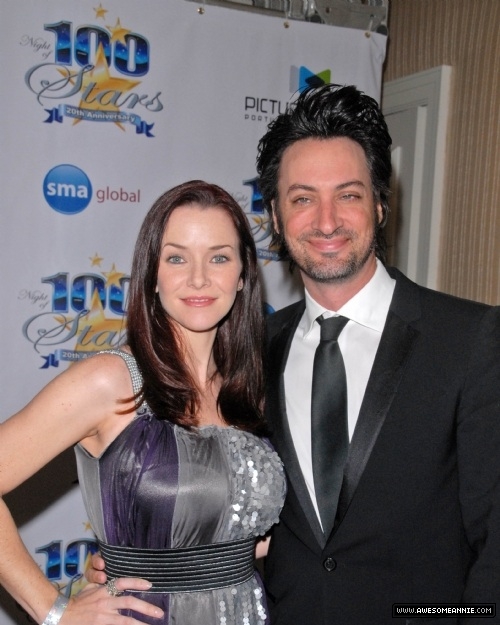 Annie Wersching and husband Stephen Full at Night of 100 Stars 2010