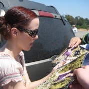 Annie Wersching signs autographs at Nuts for Mutts Dog Show 2009