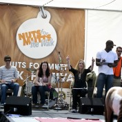 Annie Wersching and celebrity judges at Nuts for Mutts 2010