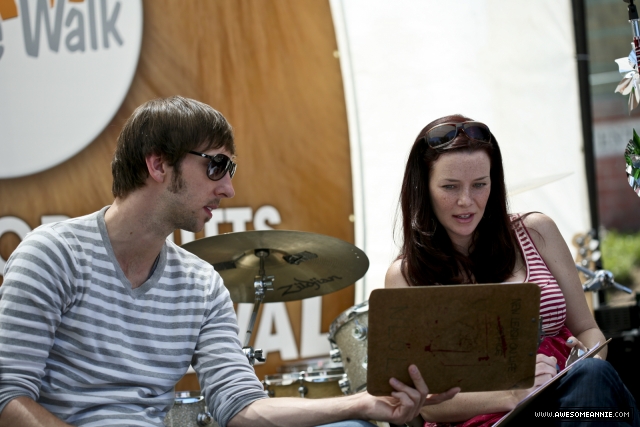 Annie Wersching and Joel David Moore at Nutts for Mutts 2010