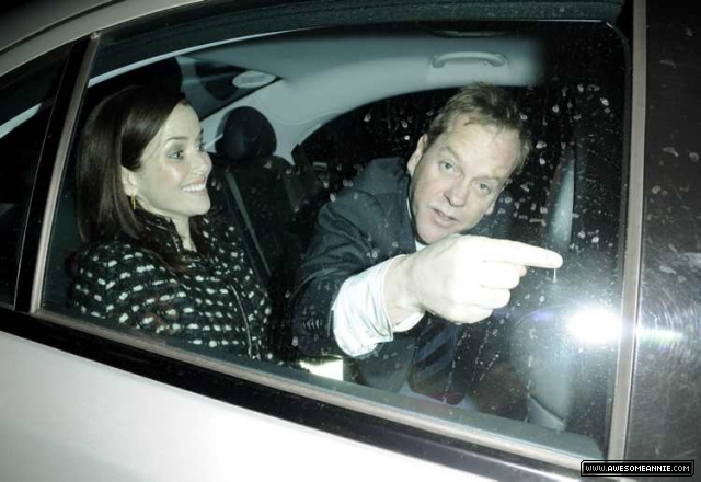 Annie Wersching and Kiefer Sutherland at 2009 Radio Times Covers Party - 01