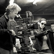 Annie Wersching behind the scenes of Sky's 24 promo shoot - 02