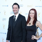 Annie Wersching and Stephen Full at Television Academy Performers Nominee Reception for The 66th Emmy Awards - 1