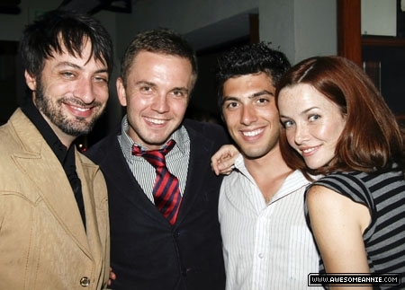 Annie Wersching with Stephen Full, Shane Scheel, and Steve Mazurek