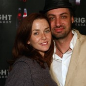 Annie Wersching and Stephen Full at Upright Cabaret Hollywood Blowout 2008