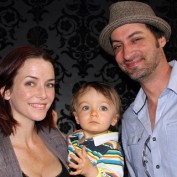 Annie Wersching and Stephen Full with son Freddie