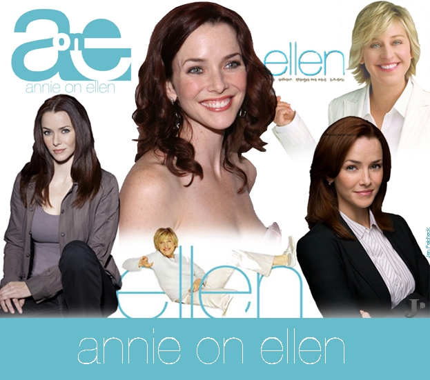 Annie on Ellen poster by Jen Pelcheck