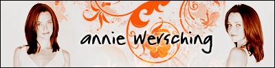 Annie Wersching orange signature by JimKeller24