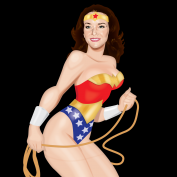 Annie Wersching as Wonder Woman fan art by Konco