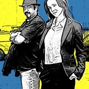 Annie and Jon Cassar comic-book style