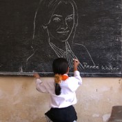 Renee Walker chalkboard by atomicentity