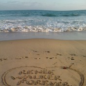 Renee Walker Forever beach message