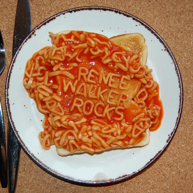 Renee Walker Rocks Alphabetti Spaghetti fan art