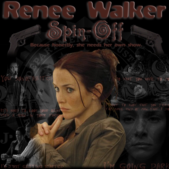 Renee Walker spinoff poster by Jen Pelcheck