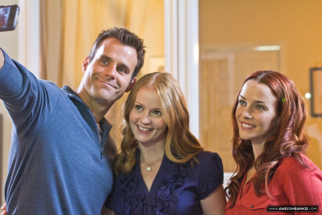 Annie Wersching, Amy Scott, and Cameron Mathison in The Surrogate