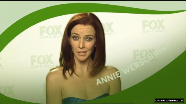 FOX Green It, Mean It Campaign with Annie Wersching