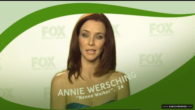 FOX Green It, Mean It Campaign with Annie Wersching