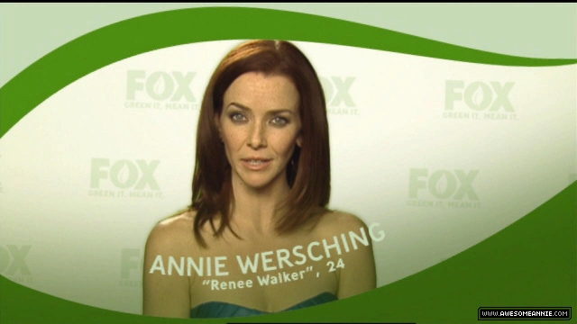 FOX Green It, Mean It Campaign with Annie Wersching