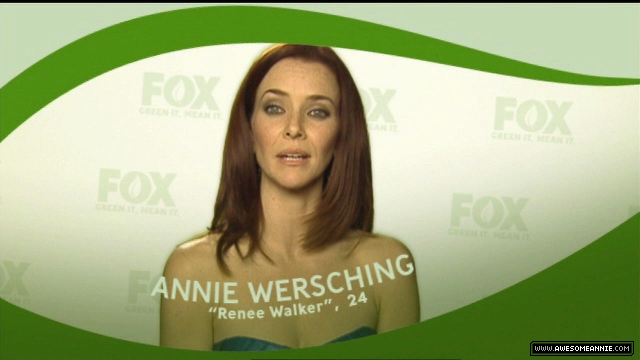 FOX Green It, Mean It Campaign with Annie Wersching