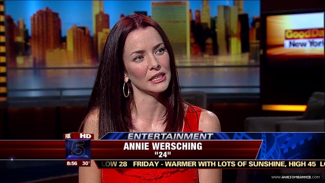 Annie Wersching Good Day NY Interview