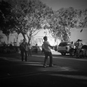 Annie Wersching Playing Volleyball on FOX Lot