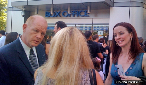 Annie Wersching and Glenn Morshower at American Idol finals