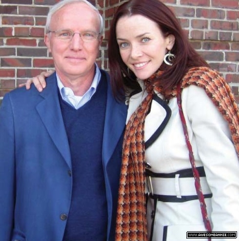 Annie Wersching with Doug Zemke at Millikin University