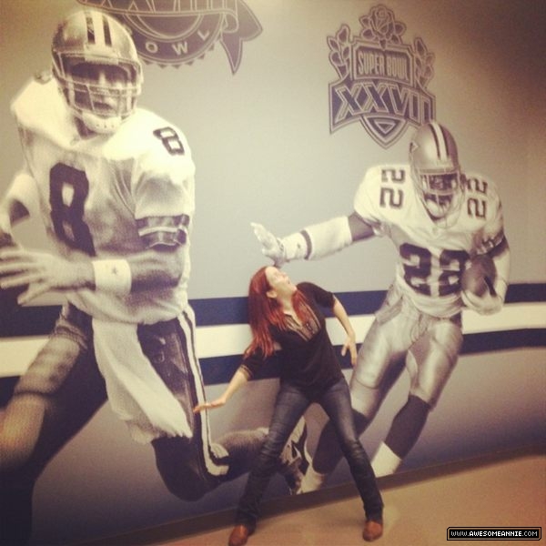 annie-wersching-emmitt-smith-wall