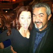 Annie Wersching and Jon Cassar