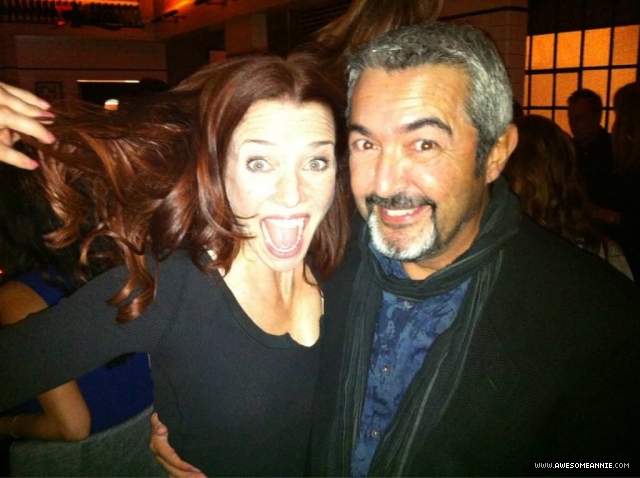 Annie Wersching and Jon Cassar