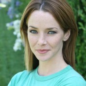 Annie Wersching in garden