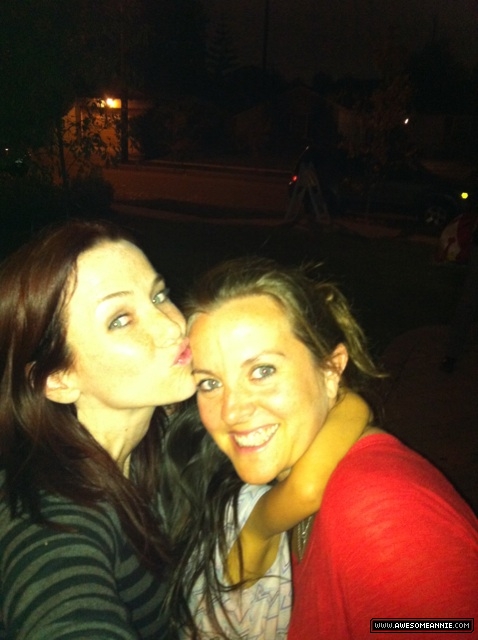 Annie Wersching and Marci Michelle night out