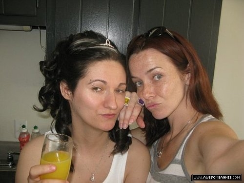 Annie Wersching with friend Mary McAteer