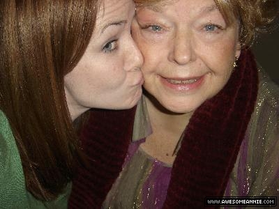 Annie Wersching showing her mother Sandy Wersching some love