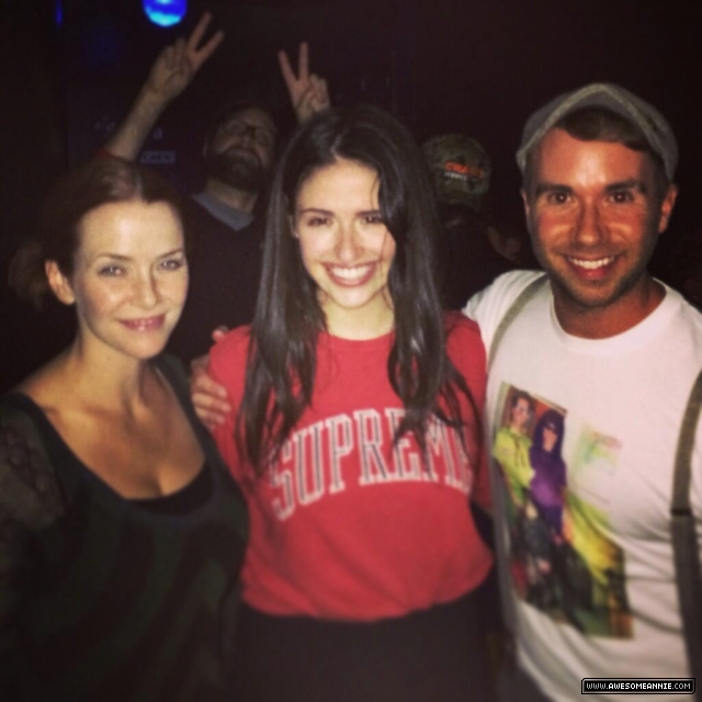 Annie Wersching with Rozzi Crane and Ritter Hanz