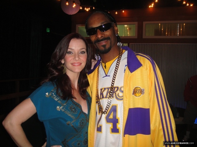 Annie Wersching with Snoop Dogg