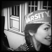 Annie Wersching visits The Varsity in Atlanta
