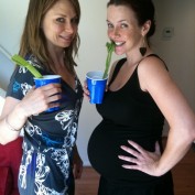 Mary Lynn Rajskub and pregnant Annie Wersching