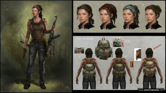 The Last of Us Tess Concept Art - 04