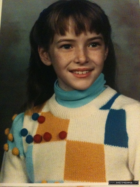 Annie Wersching child yearbook photo