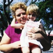 Baby Annie Wersching with mother Sandy Wersching