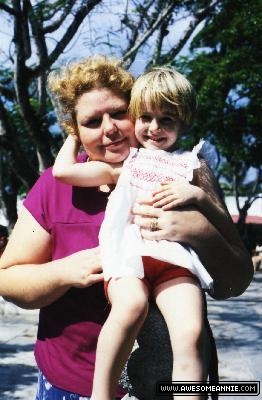 Baby Annie Wersching with mother Sandy Wersching