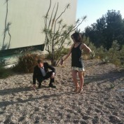 Annie Wersching and Kiefer Sutherland BTS Photo Shoot