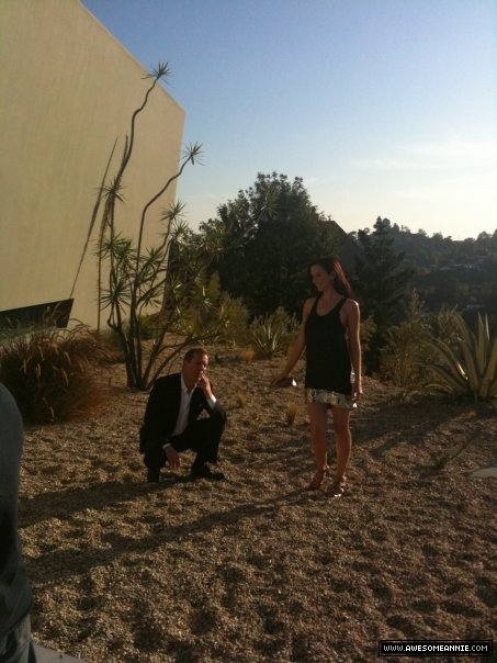 Annie Wersching Kiefer Sutherland photo shoot