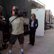 Annie Wersching filming temporary scene 24 Season 7