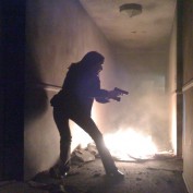 Annie Wersching as Renee Walker apartment complex fire