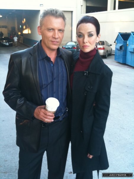 Annie Wersching and Callum Keith Rennie on 24