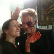 Annie Wersching and Callum Keith Rennie