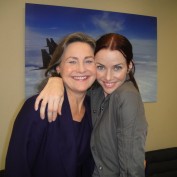 Annie Wersching and Cherry Jones on 24 set