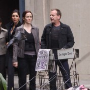 Annie Wersching filming 24 Season 8 Episode 15